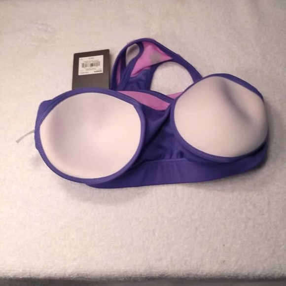 Ladies Tek Gear Purple And Pink Sports Bra Small - Picture 5 of 8